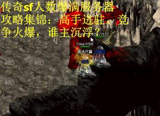 传奇sf人数爆满服务器攻略集锦：高手进驻，竞争火爆，谁主沉浮？