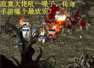 寂寞大佬吼一嗓子，传奇手游哪个最欢乐？