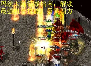 玛法大陆征战指南：解锁最强组合技能，屠戮四方