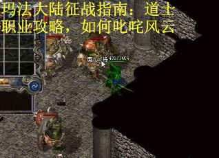 玛法大陆征战指南：道士职业攻略，如何叱咤风云