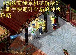 《玛法奇缘单机破解版》：新手快速升至巅峰冲级攻略