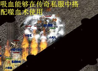 吸血能够在传奇私服中搭配噬血术使用