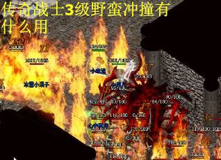 传奇战士3级野蛮冲撞有什么用