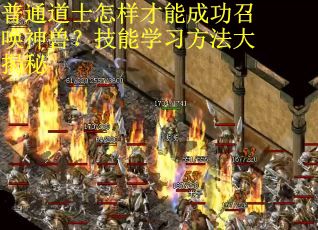普通道士怎样才能成功召唤神兽？技能学习方法大揭秘