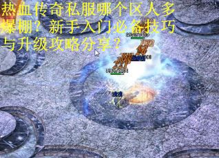 热血传奇私服哪个区人多爆棚？新手入门必备技巧与升级攻略分享？