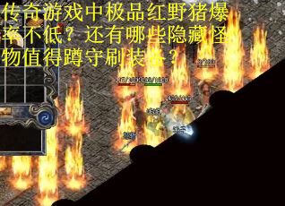 传奇游戏中极品红野猪爆率不低？还有哪些隐藏怪物值得蹲守刷装备？