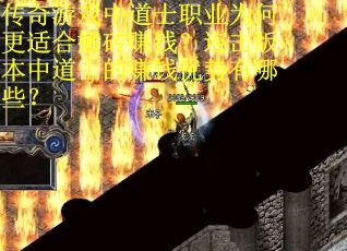 传奇游戏中道士职业为何更适合搬砖赚钱？连击版本中道士的赚钱优势有哪些？