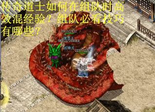 传奇道士如何在组队时高效混经验？组队必看技巧有哪些？