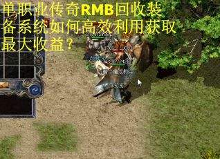单职业传奇RMB回收装备系统如何高效利用获取最大收益？