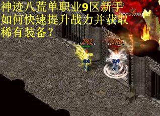神迹八荒单职业9区新手如何快速提升战力并获取稀有装备？