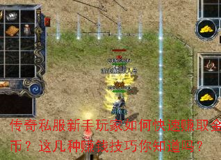 传奇私服新手玩家如何快速赚取金币?这几种赚钱技巧你知道吗? 传奇私服新手玩家如何快速赚取金币?这几种赚钱技巧你知道吗?
