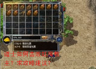 道士如何击败虹魔教主?求攻略建议? 道士如何击败虹魔教主?求攻略建议?