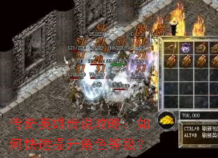 传奇英雄传说攻略:如何快速提升角色等级? 传奇英雄传说攻略:如何快速提升角色等级?