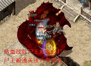 热血战歌尸王殿怎么打?尸王殿通关技巧有哪些? 热血战歌尸王殿怎么打?尸王殿通关技巧有哪些?