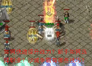 如何快速提升战力?新手如何选择职业?沙城争霸有哪些技巧? 如何快速提升战力?新手如何选择职业?沙城争霸有哪些技巧?