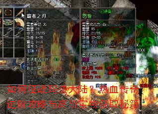 �����ս�귨��½����Ѫ������׹�����߽ױ����ȡ�ؼ�