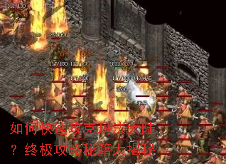 如何快速攻克玛法大陆?终极攻略秘籍大揭秘 如何快速攻克玛法大陆?终极攻略秘籍大揭秘
