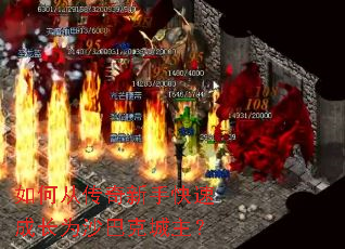 如何从传奇新手快速成长为沙巴克城主? 如何从传奇新手快速成长为沙巴克城主?