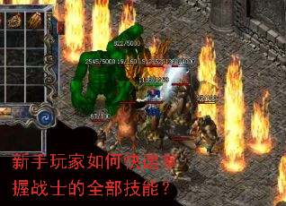 新手玩家如何快速掌握战士的全部技能? 新手玩家如何快速掌握战士的全部技能?