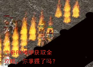 传奇PK神甲获取全攻略,你掌握了吗? 传奇PK神甲获取全攻略,你掌握了吗?