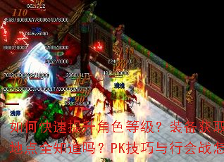 如何快速提升角色等级?装备获取有哪些高效途径?BOSS刷新时间与地点全知道吗?PK技巧与行会战怎么制胜?副本通关秘籍你掌握了吗? 如何快速提升角色等级?装备获取有哪些高效途径?BOSS刷新时间与地点全知道吗?PK技巧与行会战怎么制胜?副本通关秘籍你掌握了吗?