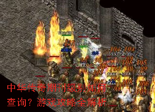 中华传奇期刊级别如何查询?游戏攻略全解析 中华传奇期刊级别如何查询?游戏攻略全解析