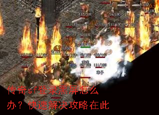 传奇sf登录黑屏怎么办?快速解决攻略在此 传奇sf登录黑屏怎么办?快速解决攻略在此
