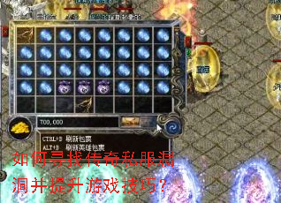如何寻找传奇私服漏洞并提升游戏技巧? 如何寻找传奇私服漏洞并提升游戏技巧?