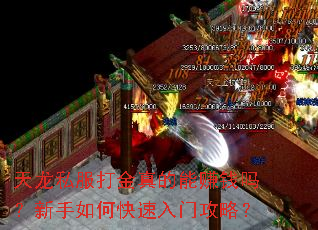 天龙私服打金真的能赚钱吗?新手如何快速入门攻略? 天龙私服打金真的能赚钱吗?新手如何快速入门攻略?
