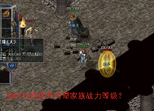 如何快速提升传奇家族战力等级? 如何快速提升传奇家族战力等级?